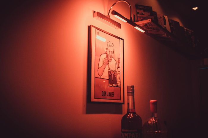 Don Javier poster at Agave Cocktail Lab
